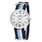Reloj Nowley 8-5538-0-2 analógico azul blanco y celeste nylon mujer Reloj Nowley 8-5538-0-2 analógico azul blanco y celeste nylon mujer