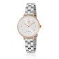 Reloj Analógico Marea B54175/3 Mujer Metalico Esfera Blanca