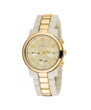 Reloj Nowley 8-5315-0-1 analógico dorado y nacar mujer