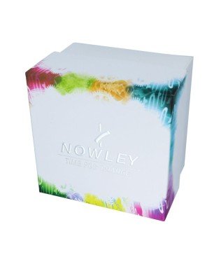 Reloj Nowley 8-5763-0-1 analógico piel negro circonitas mujer