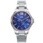 Reloj MARK MADDOX Tooting Mujer - Cronógrafo Brazalete Acero y Esfera Azul - Índices Oro Rosa con Circonitas | 5 ATM | MM7147-33