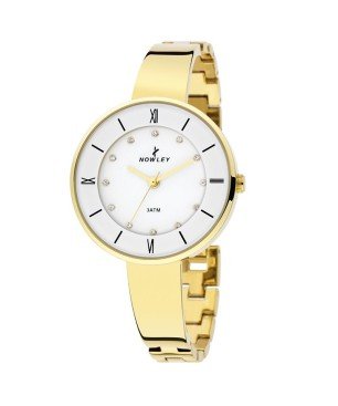 Reloj Nowley 8-5788-0-0 analógico acero dorado mujer