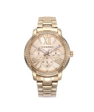 Reloj VICEROY 401268-23 Mujer colección CHIC multifunción de acero en color oro