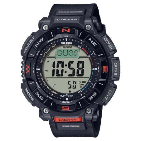 Reloj Casio PRO-TREK PRG-340-1ER Digital Outdoor imprescindibles Resistente Inmersión Buceo/Montaña Senderismo (100 metros)