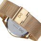 Reloj MARK MADDOX Marais Hombre - Brazalete Acero IP Dorado Malla Milanesa - Esfera Plateada | 5 ATM | HM0117-13