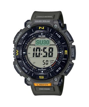 Reloj Casio PRO-TREK PRG-340-3ER Digital Outdoor imprescindibles Resistente Inmersión Buceo/Montaña Senderismo (100 metros)
