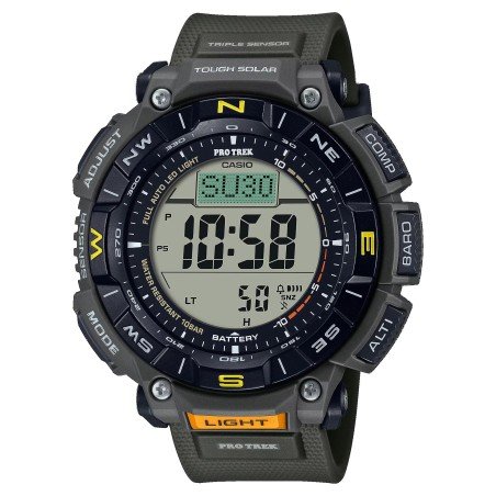 Reloj Casio PRO-TREK PRG-340-3ER Digital Outdoor imprescindibles Resistente Inmersión Buceo/Montaña Senderismo (100 metros)