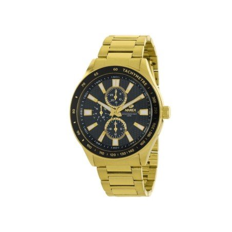 Reloj MAREA B41407/4 Dorado Esfera Negra Hombre