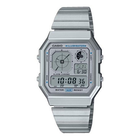 Reloj CASIO A130WE-7AEF Hombre EDGY COLLECTION Plateado