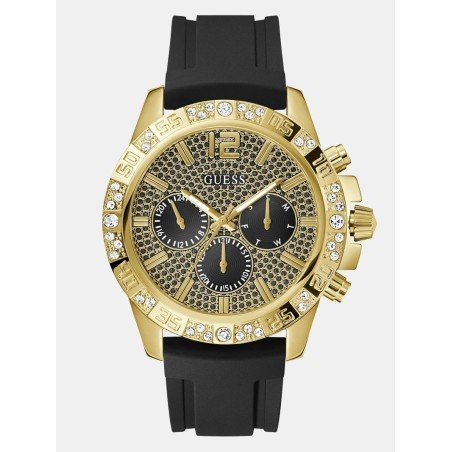 Reloj GUESS GW0909G2 MAJESTIC Multifunción Negro y Dorado Hombre
