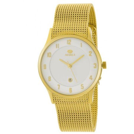 Reloj MAREA B36129/2 Para Mujer Dorado Malla