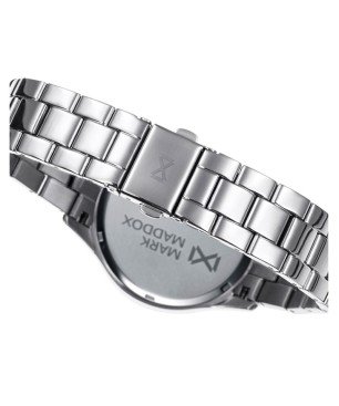 Reloj MARK MADDOX Tooting Mujer - Brazalete de Acero con Bisel y Esfera Rosada - Números Romanos | 5 ATM | MM7122-93