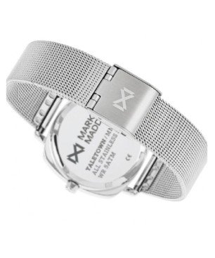 Reloj MARK MADDOX Yaletown Mujer - Cronógrafo Brazalete Acero Tipo Malla Milanesa - Esfera Blanca | 5 ATM | MM0100-15