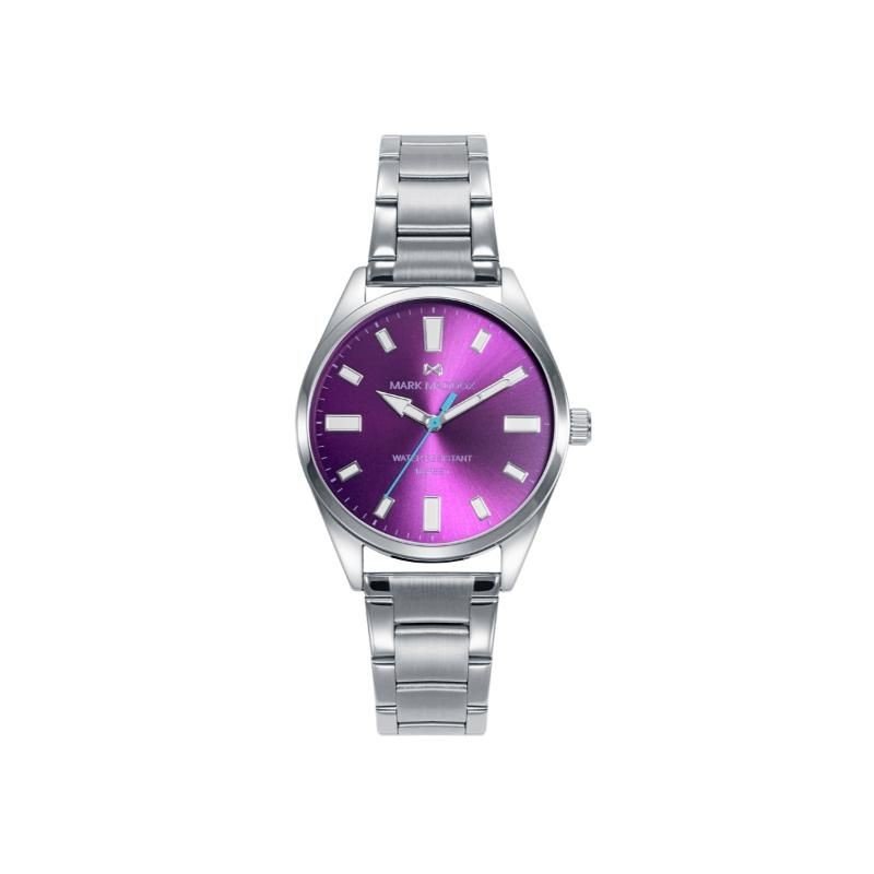 Reloj MARK MADDOX Marais Mujer - Brazalete de Acero con Esfera Morada | 5 ATM | MM1014-96