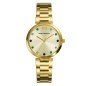 Reloj MARK MADDOX Tooting Mujer - Brazalete Acero IP Dorado - Esfera Dorada con Circonitas en Tonos Azules | 5 ATM | MM0114-97