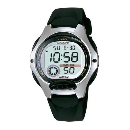 Reloj Casio LW-200-1AVEF Digital Niño Correa Silicona Negro Sumergible (50m)