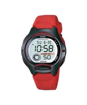 Reloj Casio LW-200-4AVEF Digital Niño Correa Silicona Rojo Sumergible (50m)