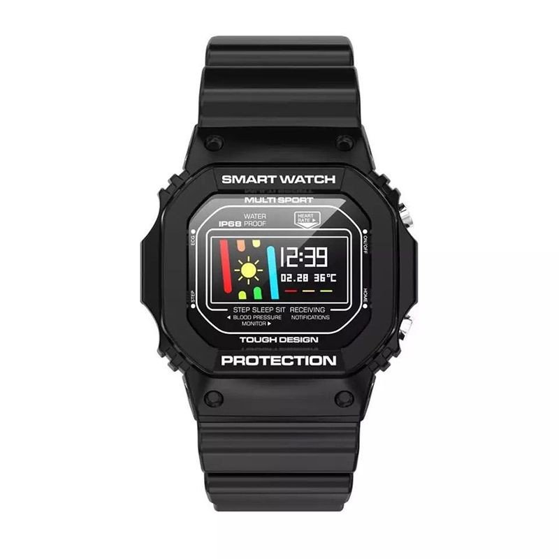 Reloj Smartwatch Skyline Unisex Multifunción Negro