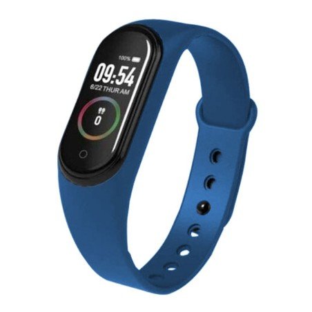 Relojs Smartwatch M4 Unisex Multifunción Azul
