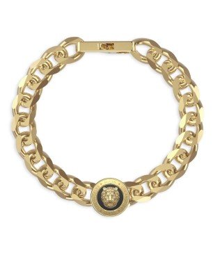 Pulsera GUESS JUMB01309JWYGBKS LION KING Hombre Dorado