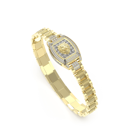 Pulsera GUESS JUMB05000JWYGT-U Hombre LION KING
