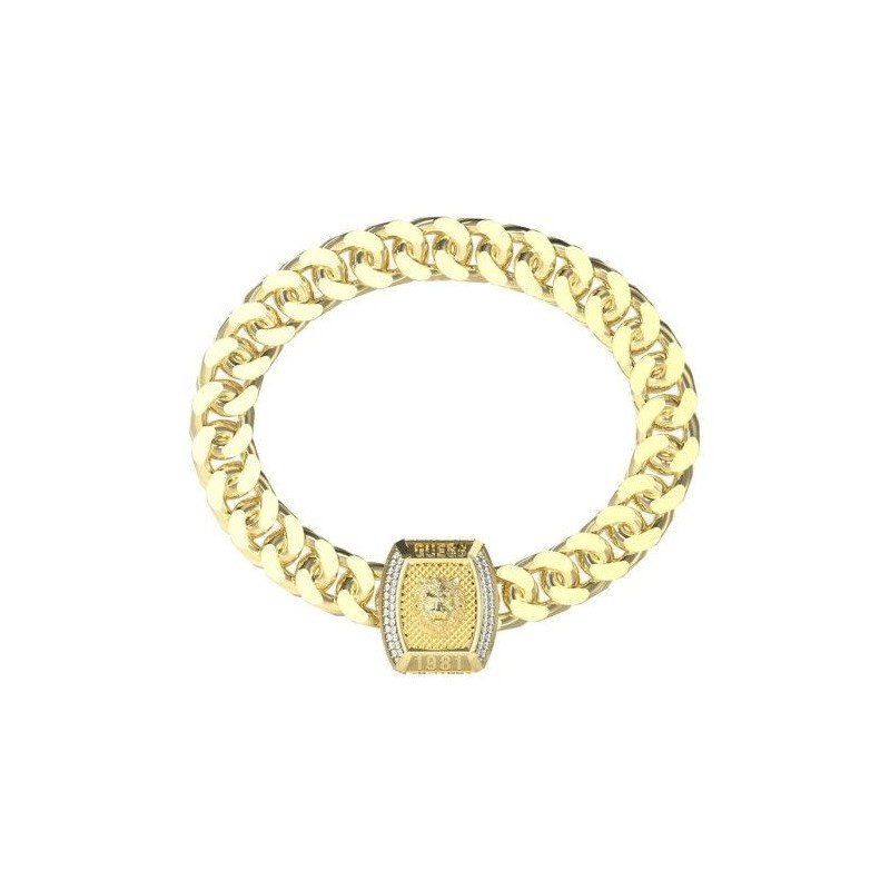 Pulsera GUESS JUMB05005JWYGS LION KING Dorado Hombre