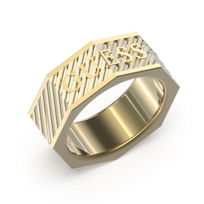 Anillo Guess JUMR03030JWYG64 Bond Street Dorado Hombre