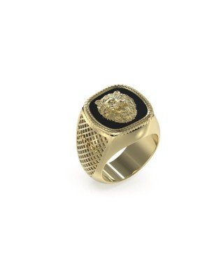 Anillo Guess JUMR04003JWYGBK64 Lion King Hombre