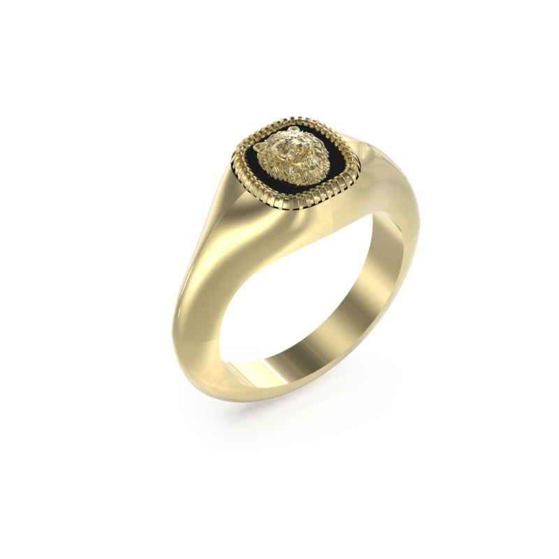 Anillo GUESS JUMR04004JWYGBK64 LION KING Talla 64