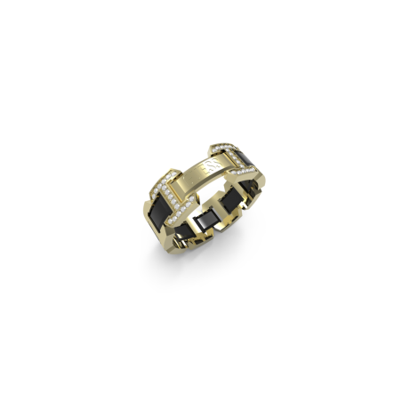 Anillo JUMR04028JWYGBK62 GUESS MONTECARLO Hombre Talla 62