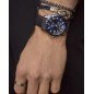 Anillo VICEROY 75329A02600 MAGNUM Giratorio Acero Plateado IP Negro Talla 26 (21,01MM)