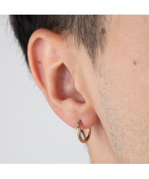 Argollas Lotus LS2174-4/2 Acero Dorado Hombre