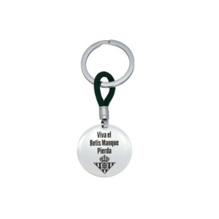 LLAVERO OFICIAL REAL BETIS ACERO