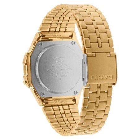 Reloj CASIO Vintage Unisex -  Round Retro Digital Acero con IP Dorado - A171WEG-9AEF