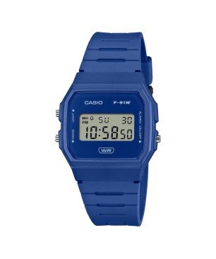 CASIO Reloj de Pulsera F-91WB-2A1EF Unisex DIGITAL