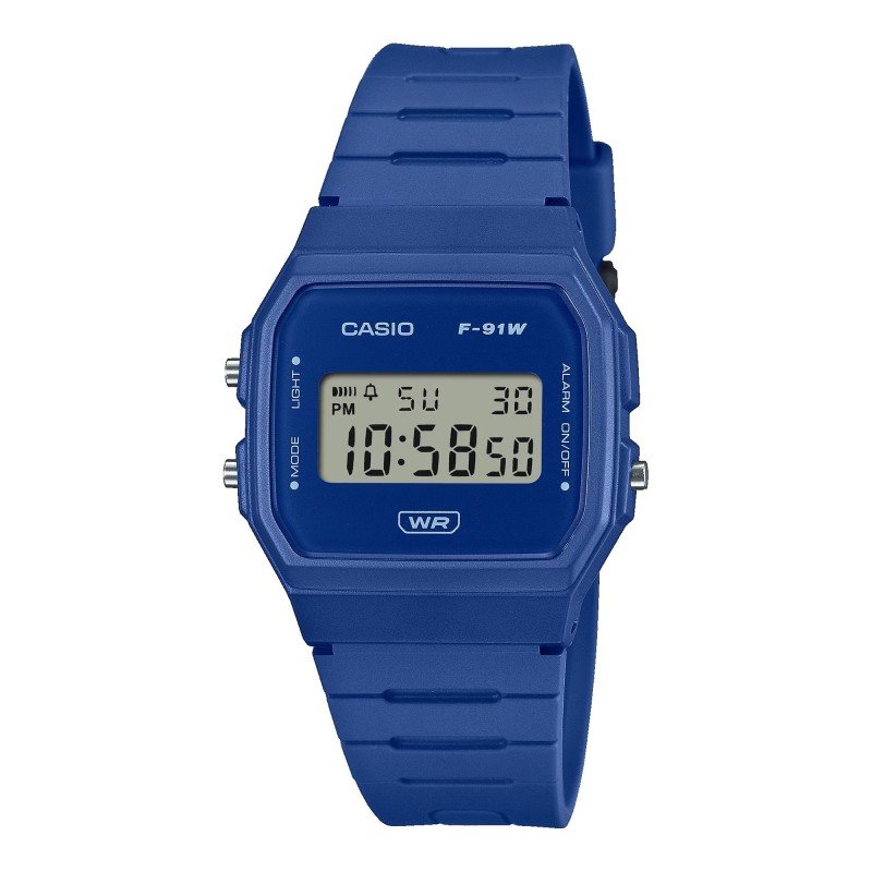 CASIO Reloj de Pulsera F-91WB-2A1EF Unisex DIGITAL