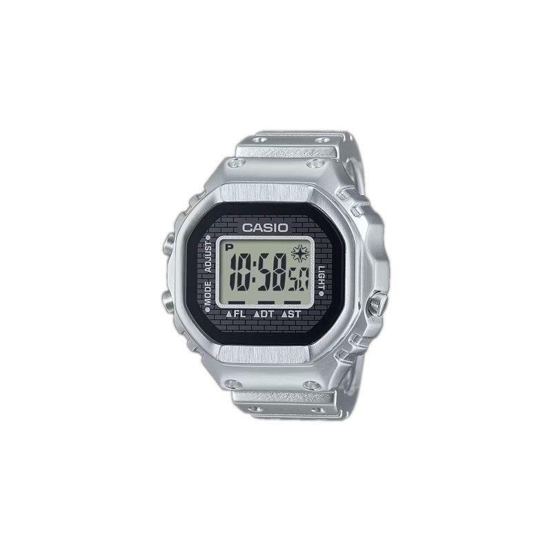 Anillo Reloj Casio CRW-001-1 Digital Estructura Metálica 50 Aniversario de los relojes Casio