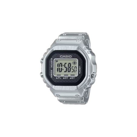 Anillo Reloj Casio CRW-001-1 Digital Estructura Metálica 50 Aniversario de los relojes Casio