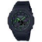 Reloj Casio G-SHOCK Para Hombre - Utility Black Octogonal Negro con Marcación Verde - Sumergible (200m) - GA-2100-1A3ER Reloj Casio G-SHOCK Para Hombre - Utility Black Octogonal Negro con Marcación Verde - Sumergible (200m) - GA-2100-1A3ER