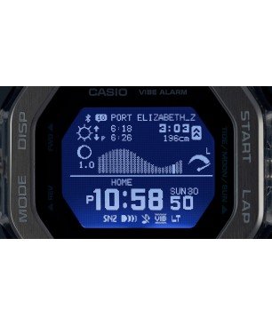 Reloj G-SHOCK GBX-100S-2ER G-LIDE Hombre Deportivo Verano Surf Azul Sumergible (200m)