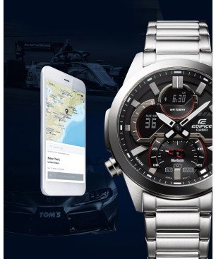 Reloj Casio EDIFICE | Conexión Blueetoth |  ECB-30D-1AEF | Sumergible (100m)