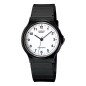 Reloj CASIO Unisex Analógico - Timeless Collection "Estándar" Correa Negra con Esfera Blanca - MQ-24-7BLLEG