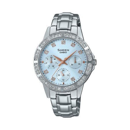 Reloj Casio Sheen Analógico Para Mujer Sumergible (50 metros) SHE-3517D-2AUEF