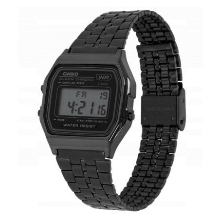 Reloj CASIO Vintage Unisex - Acero Inoxidable IP Gris - Digital Iconic Series - A158WETB-1AEF