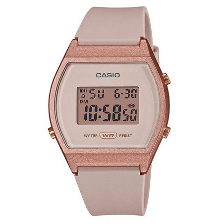 Reloj CASIO Para Mujer - Digital Rosa Resistente al Agua (50m) - LW-204-4AEF