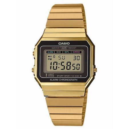 Reloj CASIO Vintage A700WEG-9AEF Digital Dorado Unisex