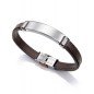 Pulsera VICEROY Para Hombre - Piel Marrón con Detalle Placa Central de Acero | 6371P09011 Pulsera VICEROY Para Hombre - Piel Marrón con Detalle Placa Central de Acero | 6371P09011