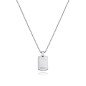 Collar VICEROY 75102C01000 AIR Placa Estilo Militar Acero Hombre