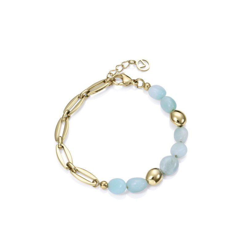 Pulsera VICEROY 14163P01016 Acero Dorado mujer Piedras Naturales de Amazonita