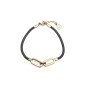 Pulsera VICEROY 75371P01010 Acero Cadena de Serpiente Dorado y Negro Mujer